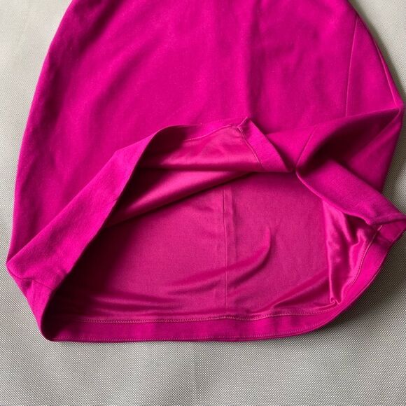 EXPRESS Fuchsia Pink High Neck Halter Mini Dress NEW Women’s Size 4 - Picture 4 of 10